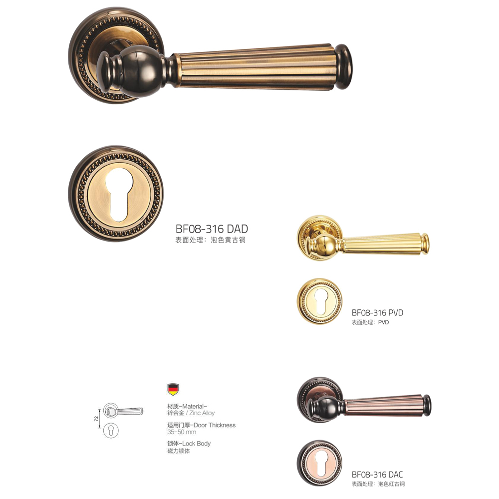 Zinc Alloy Security Door Handle Locks Manufacturers, Zinc Alloy Security Door Handle Locks Factory, Supply Zinc Alloy Security Door Handle Locks