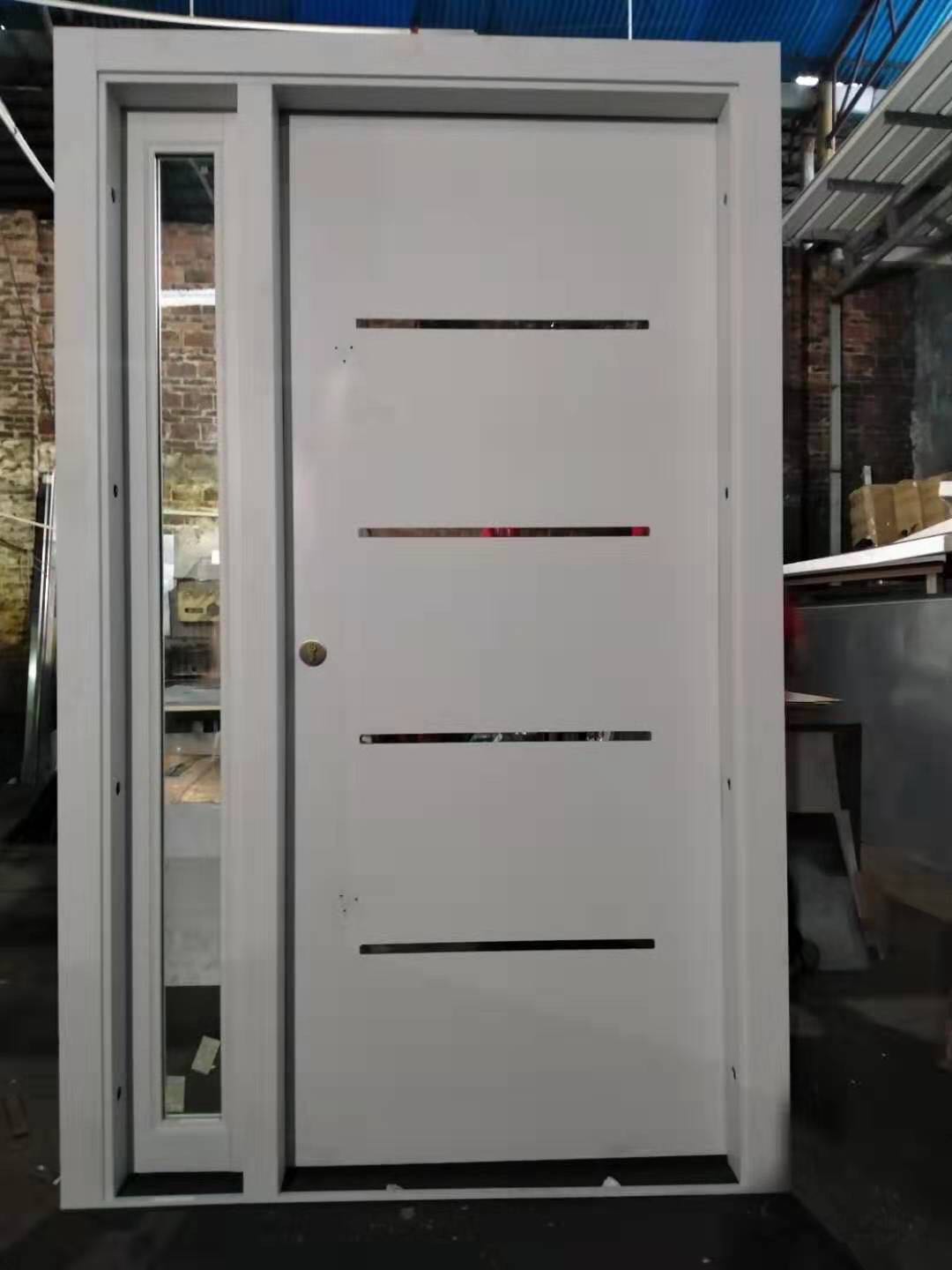 metal with side light front main door design.jpg