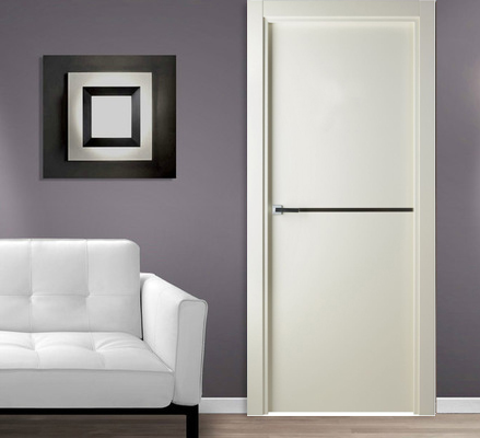 white interior door