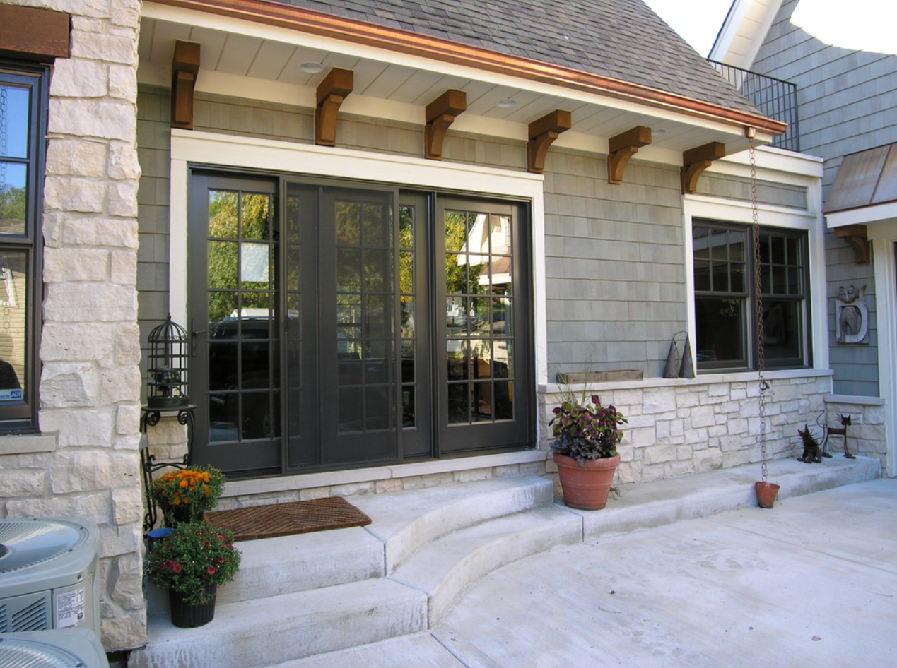 glass sliding door