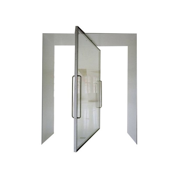 Stainless Steel Frame Tempered Safety Glass Steel Door