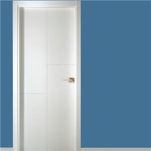 White Solid Wood Core Interior Oak Wood Room Door