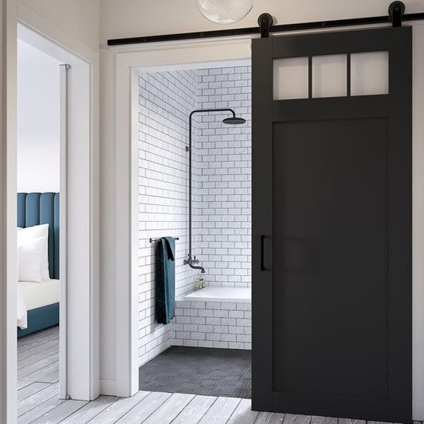 Modern Designs Black WPC Wood Barn Door Manufacturer Nepals, Modern Designs Black WPC Wood Barn Door Factory, Supply Modern Designs Black WPC Wood Barn Door