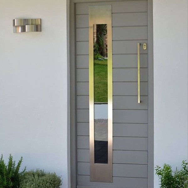 Best Designs Stainless Steel Front Door Nepal with Open Sidelight