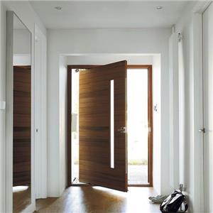 Big size ash wood entry Front Door Nepal deisgns