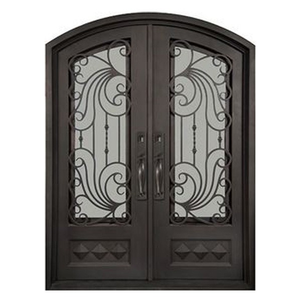 Modern Double Iron Wrought Security Door