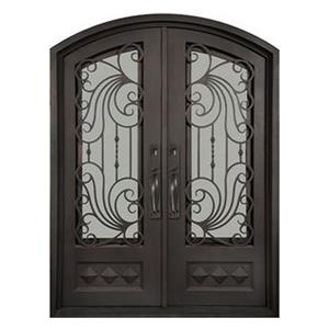 Modern Double Iron Wrought Security Door