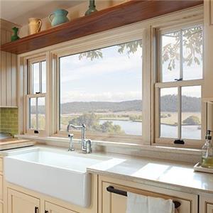 Windproof Casement Aluminum Laminated Glass Windows