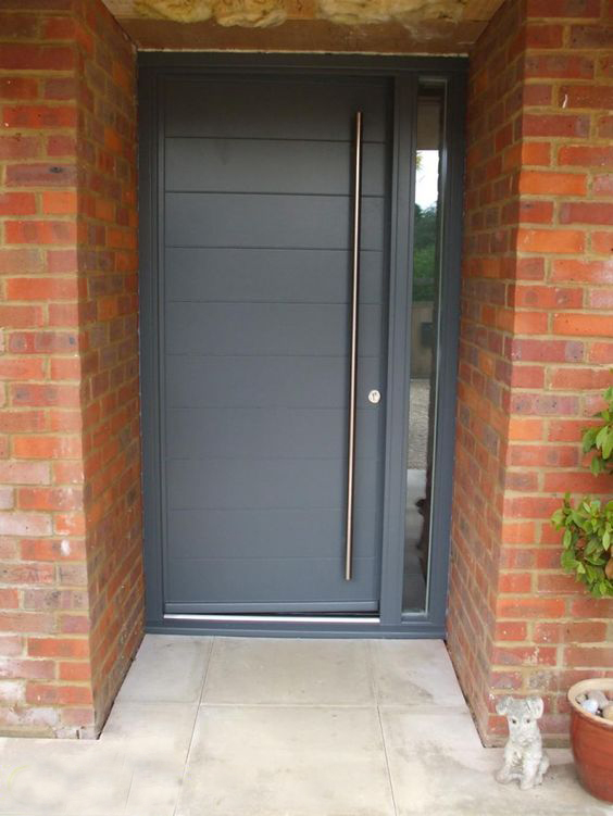 aluminum main door