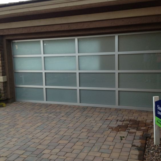 glass garage door