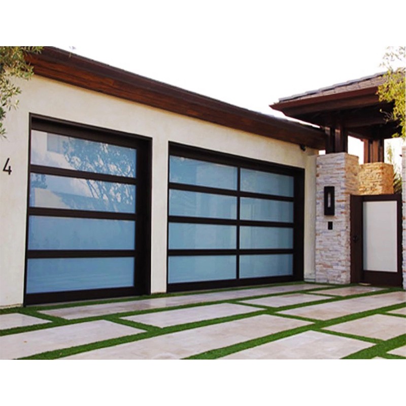 Popular Frosted Glazing Soundproof Tempered Glass Garage Door Manufacturer Nepals, Popular Frosted Glazing Soundproof Tempered Glass Garage Door Factory, Supply Popular Frosted Glazing Soundproof Tempered Glass Garage Door