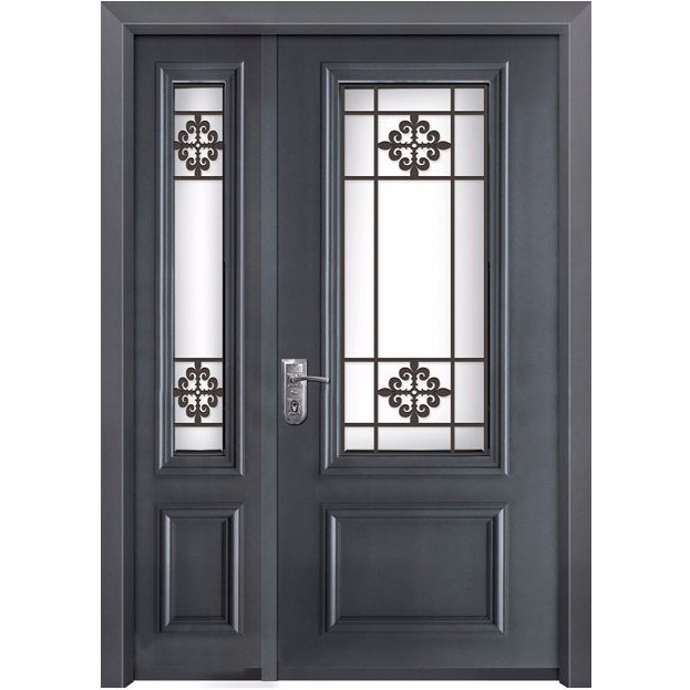 Aluminum Steel Security Front double Door for Villa Personal House Manufacturers, Aluminum Steel Security Front double Door for Villa Personal House Factory, Supply Aluminum Steel Security Front double Door for Villa Personal House