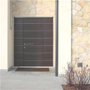 American Style Aluminum Strong Security Steel Entry Door In Metal