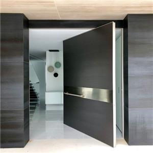 Modern metal aluminum entry door front Pivot Door Nepals designs