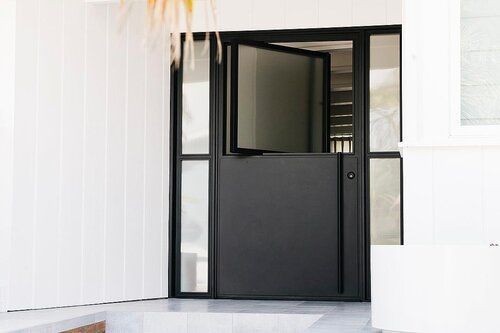 Insulated black frame laminated glass pivot entry door for home Manufacturers, Insulated black frame laminated glass pivot entry door for home Factory, Supply Insulated black frame laminated glass pivot entry door for home