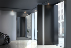 Fashion designs metal aluminum black front entrance door