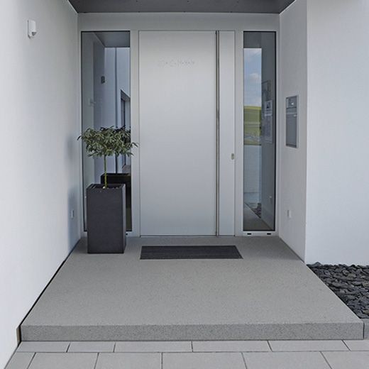 Newly Designs White Color Aluminum Front Entrance Door