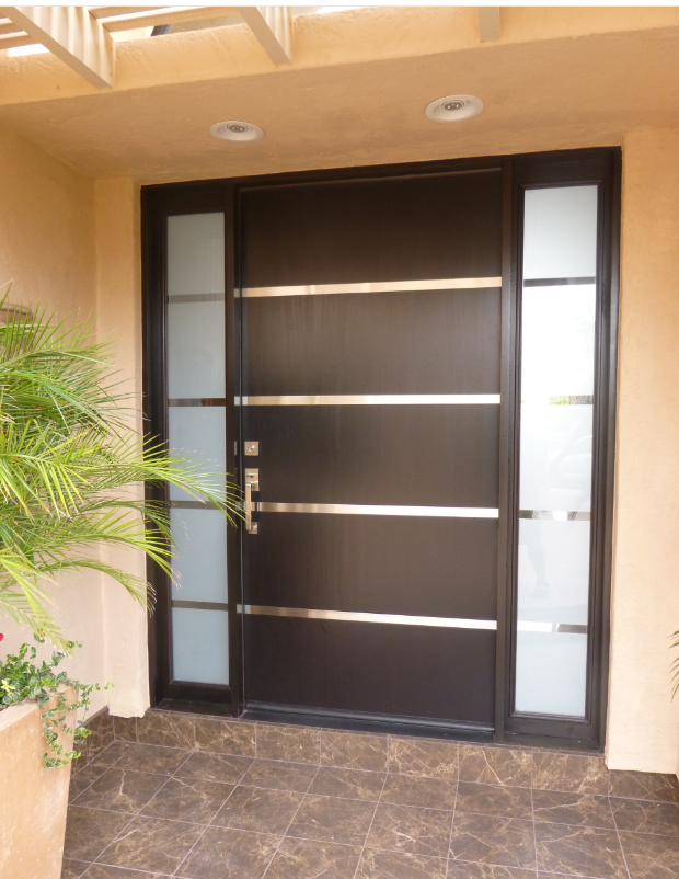 Hotel Building Huge Stainless Steel Front Door Nepal  with Sidelight Manufacturers, Hotel Building Huge Stainless Steel Front Door Nepal  with Sidelight Factory, Supply Hotel Building Huge Stainless Steel Front Door Nepal  with Sidelight