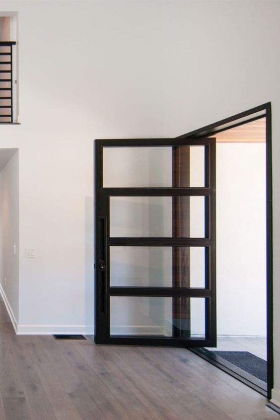 glass main door
