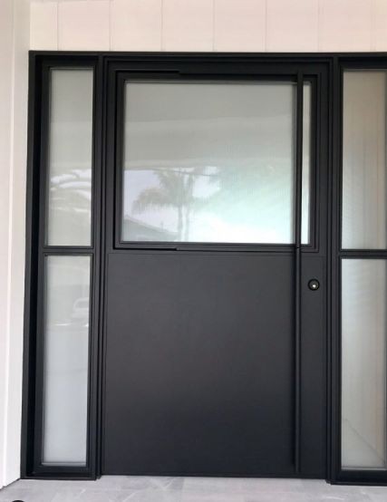 Hotel Publich Place Revolving Aluminum Profile Pivot Front Gate