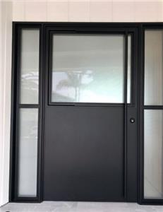 Hotel Publich Place Revolving Aluminum Profile Pivot Front Gate