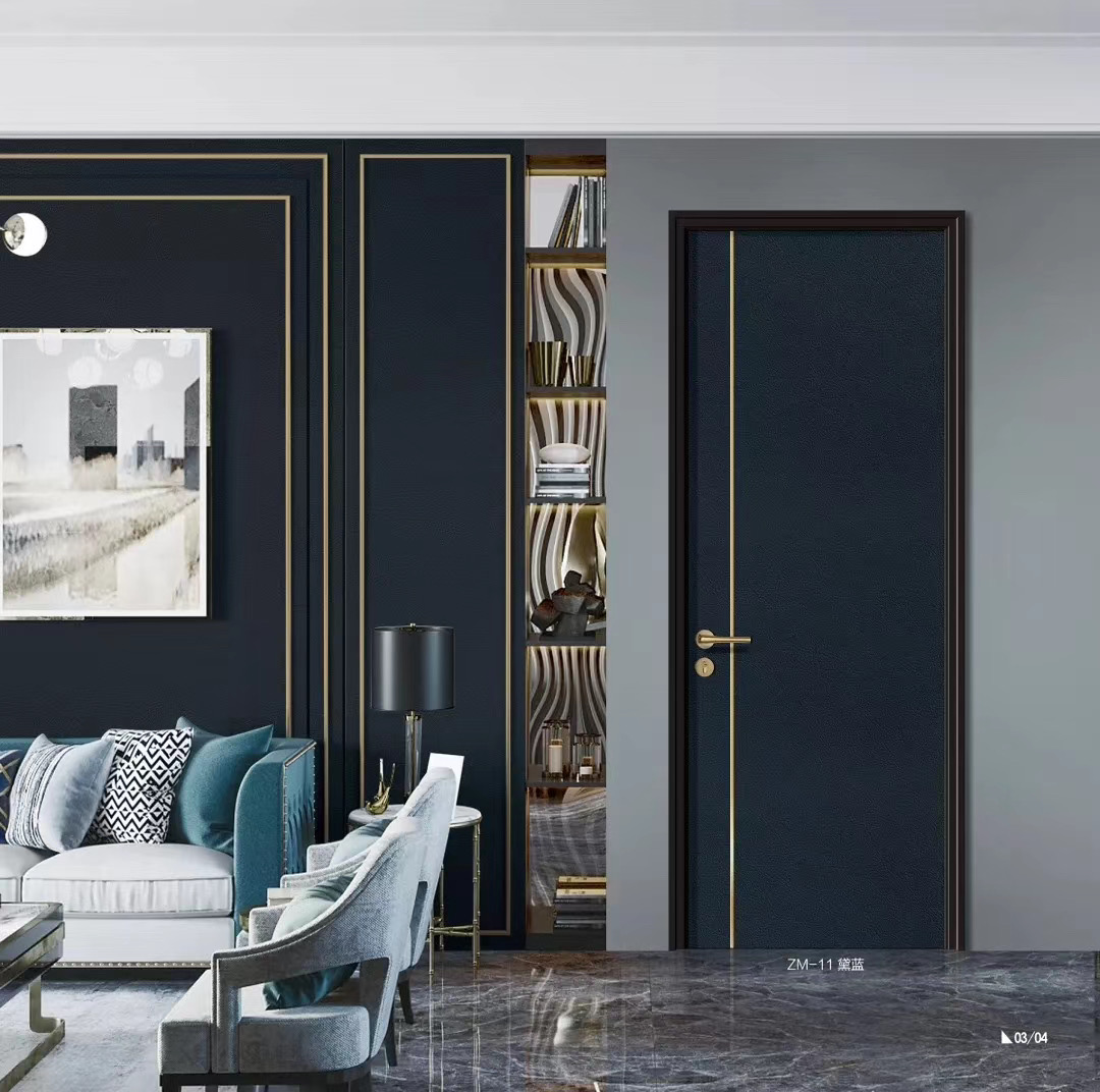 painted wood door