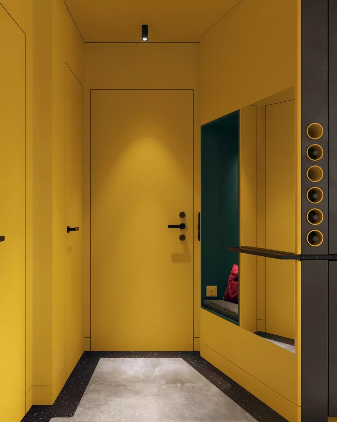 Aluminum frame wooden idden door ideas for secret room