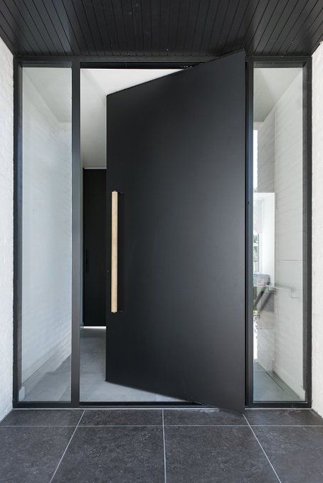 black entrance door black entrance door